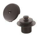 Product Image of 1-5/8" Lift and Turn Bath Drain, Mounting Plate & Screw (Matte Black)