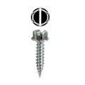 Product Image of #8 x 2" Slotted Hex Washer High Head Metal Piercing Screw Tuff Pack (Pack of 200)