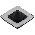 Product Image of Closed to 1" Square Mini Standard Master Flash for Solar & Electric Applications, Model Mini (Black EPDM)