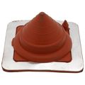 Product Image of Closed" to 2" Square Middy Standard Master Flash for Metal Roofs, Model Mini (Red High Temperature Silicone)