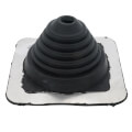 Product Image of 5/8" to 4" Square Standard Master Flash for Metal Roofs, Model #2 (Black EPDM)