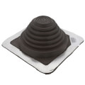 Product Image of Closed to 5-3/4" Square Standard Master Flash for Metal Roofs, Model #3 (Brown EPDM)