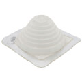 Product Image of Closed to 5-3/4" Square Standard Master Flash for Metal Roofs, Model #3 (White EPDM)