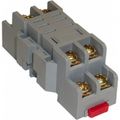 Product Image of 8 Pins, 300 VAC, 10 Amp, Spade Relay Socket DIN Rail Mount, Panel Mount, Screw Clamp Terminal, 8501NR42