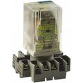 Product Image of 11 Pins, 600 VAC, 5, 10 and 15 Amp, Octal Relay Socket DIN Rail Mount, Panel Mount, 1 Tier, Screw Clamp Terminal, 8501NR61