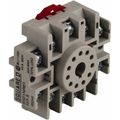 Product Image of 11 Pins, 300 VAC, 10 Amp (CSA) and 15 Amp (UL), Octal Relay Socket DIN Rail Mount, Panel Mount, 1 Tier, Screw Terminal, 8501NR61B