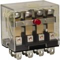 Product Image of 1/2 hp at 120v & 3/4 hp at 240v, Electromechanical Plug-in General Purpose Relay 10 Amp at 250 VAC, 4PDT, 120 VAC at 50/60 Hz, 8501RS44P14V20