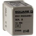 Product Image of Electromechanical Plug-in General Purpose Relay 5 Amp at 240 VAC, 4PDT, 12 VDC, 8501RSD34V51