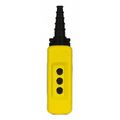Product Image of 3 Hole, 22mm Hole Diameter, Polypropylene Pushbutton Switch Enclosure, XACA03H7