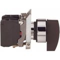 Product Image of Selector Switch, 3 Positions, Momentary , Black Lever NEMA4X & 13, XB4BJ53
