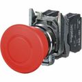Product Image of Push-Button Switch, 0.87" Mounting Hole Dia, Maintained & Momentary NO/NC, XB4BT845