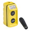 Product Image of Momentary 8NO 2-Operator Flush Push Button, Up & Down Legend Pendant Control Station (Yellow), 9001BW98Y