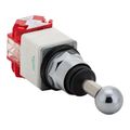 Product Image of 5-Position 80mm Long -13 To 158°F Octagonal Handle Momentary (MO) IP66 30mm Mounting Hole Dia. Joystick Controller Switch, 9001K34