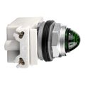 Product Image of 120V Round Lens Incandescent Pilot Light With Screw Clamp Connector (Green), 9001KP1G9
