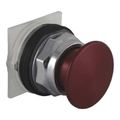 Product Image of 30mm Mounting Hole Dia. Momentary (MO) Round Nonilluminated Push-Button Switch (Red), 9001KR24RM