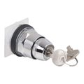 Product Image of 2-Position Maintained (MA) Knob & Push Button NEMA 1, 2, 3, 3R, 4, 6, 12 & 13 Selector Switch (Black), 9001KS11K1E11
