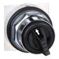 Product Image of 4-Position Maintained (MA) 600V Knob & Push Button NEMA 1, 2, 3, 3R, 4, 6, 12 & 13 Selector Switch (Black), 9001KS88B