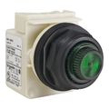 Product Image of 24V/28V Round Lens Corrosion, Dust And Oil Resistant Indicating Light With Screw Clamp Connector (Green), 9001SKP35G31