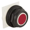 Product Image of 30mm Mounting Hole Dia. Momentary (MO) NC 600VAC Plastic Flush Push-Button Switch, 9001SKR1RH6