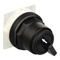 Product Image of 2-Position Maintained (MA) Knob & Push Button NEMA 1, 2, 3, 3R, 4, 4X, 6, 12 & 13 Selector Switch (Black), 9001SKS12B