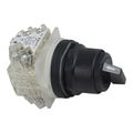 Product Image of 3-Position Maintained (MA) 600VAC 10 Amp Cam C Knob & Push Button NEMA 1, 2, 3, 3R, 4, 4X, 6, 12 & 13 Selector Switch (Black), 9001SKS43BH2