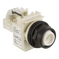 Product Image of 110-120 VAC 50/60 Hz Transformer Round Lens Corrosion, Dust And Oil Resistant Press-To-Test Indicating Light With Screw Clamp Connector, 9001SKT1