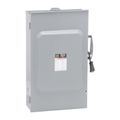 Product Image of 200A Fusible General Duty Safety Switch, 3 Pole, NEMA 3R Enclosure w/ Bolt on Hub Provision and Neutral (240VAC)