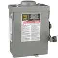 Product Image of 60A Non-Fused General Duty Safety Switch, 2 Pole, NEMA 3R Enclosure w/ Bolt on Hub Provision (240VAC)