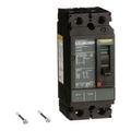 Product Image of 2 Pole Panel Mount Molded Case Circuit Breaker, Thermal Magnetic Trip (60A, 250VDC/600VAC), HDL26060