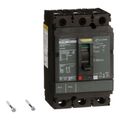 Product Image of 3 Pole Panel Mount Molded Case Circuit Breaker, Thermal Magnetic Trip (20A, 250VDC/600VAC), HGL36020