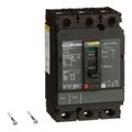 Product Image of 3 Pole Panel Mount Molded Case Circuit Breaker, Thermal Magnetic Trip (25A, 250VDC/600VAC), HGL36025
