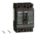 Product Image of 3 Pole Panel Mount Molded Case Circuit Breaker, Thermal Magnetic Trip (50A, 250VDC/600VAC), HGL36050