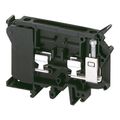 Product Image of 1-Pole 500V 10 Amp -40 To 266°F DIN Rail Mount Polyamide Fused Terminal Block, 3 Contacts, 26 To 8 AWG, 60-1/2mm High, NSYTRV42SF6