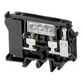 Product Image of 1-Pole 500V 10 Amp -40 To 266°F DIN Rail Mount Polyamide Fused Terminal Block With 12-30V LED Indicator, 3 Contacts, 1/2 To 16mm, 60-1/2mm High, NSYTRV42SF6LD