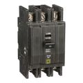 Product Image of 3 Pole Panel Mount Miniature Circuit Breaker (35A, 120/240VAC, 10kA), QOU335