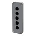 Product Image of 5-Hole 22mm Hole Dia. Polycarbonate NEMA 4X & 13 Pushbutton Switch Enclosure, XALD05H7