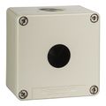 Product Image of 1-Hole 1.58" Hole Dia. Zinc Alloy NEMA 4 & 13 Pushbutton Switch Enclosure, 3.15" High x 3.15" Wide x 2.03" Deep, XAPG19201
