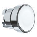 Product Image of 22mm Mounting Hole Dia. Momentary (MO) Round Nonilluminated Push-Button Switch (White), ZB4BA1