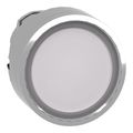 Product Image of 22mm Mounting Hole Dia. Momentary (MO) Round Integral LED Illuminated Push-Button Switch (White), ZB4BA18