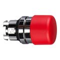 Product Image of 22mm Mounting Hole Dia. Momentary (MO) 30mm Mushroom Head Nonilluminated Push-Button Switch (Red), ZB4BC44