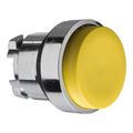 Product Image of 22mm Mounting Hole Dia. Momentary (MO) Projecting Head Nonilluminated Push-Button Switch (Yellow), ZB4BL5