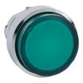 Product Image of 22mm Mounting Hole Dia. Momentary (MO) Round BA9s Lamp Push-Button Switch (Green), ZB4BW13
