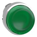 Product Image of 22mm Mounting Hole Dia. Momentary (MO) Round Universal Push-Button Switch (Green), ZB4BW133