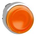 Product Image of 22mm Mounting Hole Dia. Momentary (MO) Round Universal Projecting Push-Button Switch (Orange), ZB4BW153