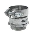 Product Image of 1" Straight Squeeze Flexible Metal Conduit, Armored or Metal Clad Cable Connector (Pack of 10)