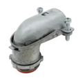 Product Image of 1/2" Insulated 90° Squeeze Flexible Metal Conduit, Armored or Metal Clad Cable Connector (Pack of 25)