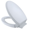 Product Image of Traditional SoftClose Elongated Closed Front Toilet Seat (Cotton White)
