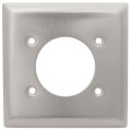 Product Image of 2-Gang Stainless Steel Power Outlet Receptacle Wall Plate