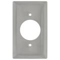 Product Image of 1-Gang Stainless Steel Power Outlet Receptacle Wall Plate