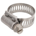 Product Image of 9/16" - 1-1/16" #10 Stainless Steel Worm Gear Hose Clamp w/ Stainless Steel Screw